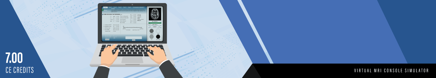 Virtual MRI Console Simulator online course for students