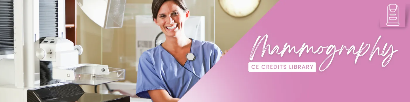 Mammography continuing education CE Credits - Mammo ceus