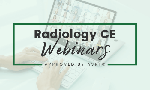 Radiology CE Webinars