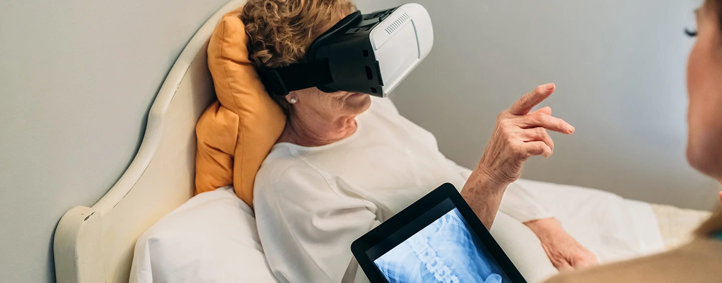 Advantages of Virtual Reality for patients requiring an MRI exam